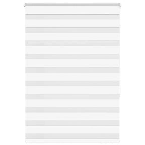 Vidaxl zebra rolgordijn 95x150 cm stofbreedte 90,9 cm polyester wit