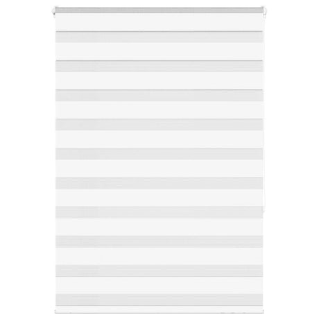 Vidaxl zebra rolgordijn 95x150 cm stofbreedte 90,9 cm polyester wit