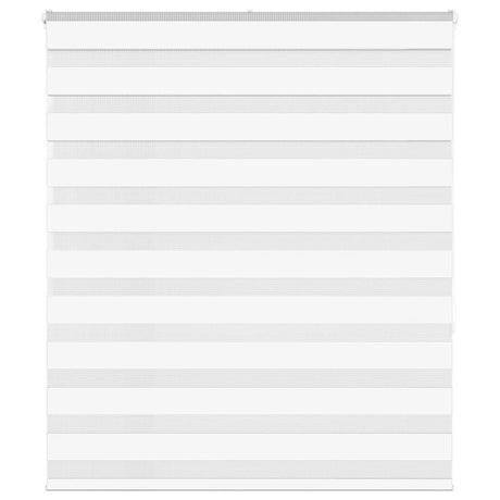 Vidaxl zebra rolgordijn 120x150 cm stofbreedte 115,9cm polyester wit