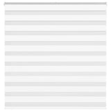 Vidaxl zebra rolgordijn 140x150 cm stofbreedte 135,9cm polyester wit