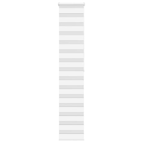 Vidaxl zebra rolgordijn 40x200 cm stofbreedte 35,9 cm polyester wit