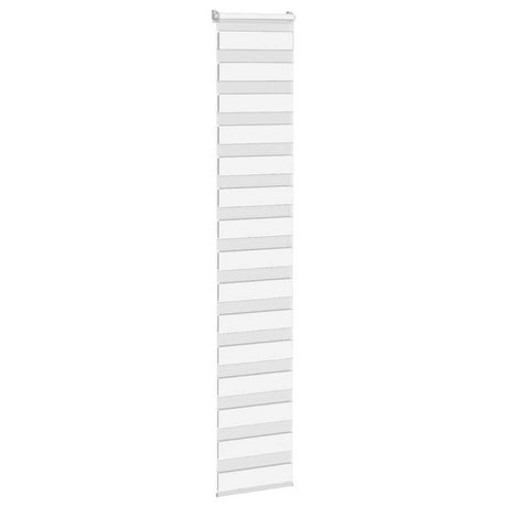 Vidaxl zebra rolgordijn 45x200 cm stofbreedte 40,9 cm polyester wit