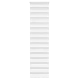 Vidaxl Zebra Roller Blind 55x200 cm Larghezza polvere 50,9 cm Polyester White