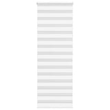 Vidaxl Zebra Rouleau aveugle 80x200 cm Largeur de poussière 75,9 cm Blanc en polyester