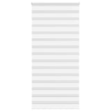 Vidaxl zebra rolgordijn 95x200 cm stofbreedte 90,9 cm polyester wit