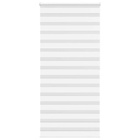 Vidaxl zebra rolgordijn 100x200 cm stofbreedte 95,9 cm polyester wit
