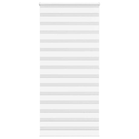 Vidaxl zebra rolgordijn 105x200 cm stofbreedte 100,9cm polyester wit