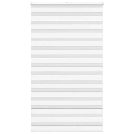 Vidaxl zebra rolgordijn 135x200 cm stofbreedte 130,9cm polyester wit
