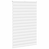 Vidaxl Zebra roller blind 145x200 cm dust width 140.9 cm polyester white