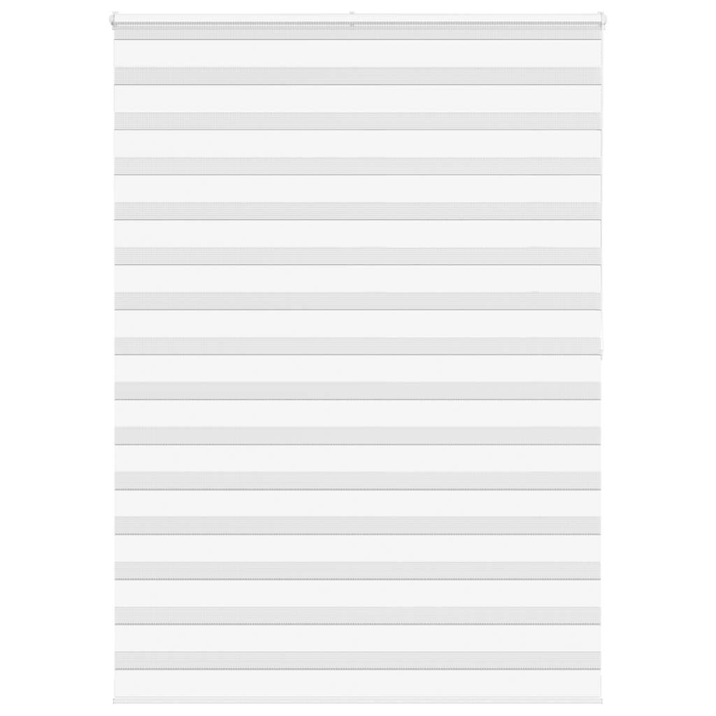 Vidaxl Zebra Roller Blind 165x200 cm Szerokość pyłu 160,9 cm poliestrowa biała