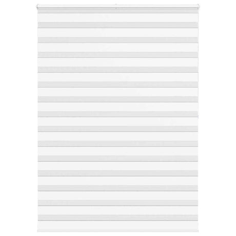 Vidaxl zebra rolgordijn 165x200 cm stofbreedte 160,9cm polyester wit