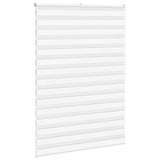 Vidaxl Zebra Roller Blind 165x200 cm Szerokość pyłu 160,9 cm poliestrowa biała