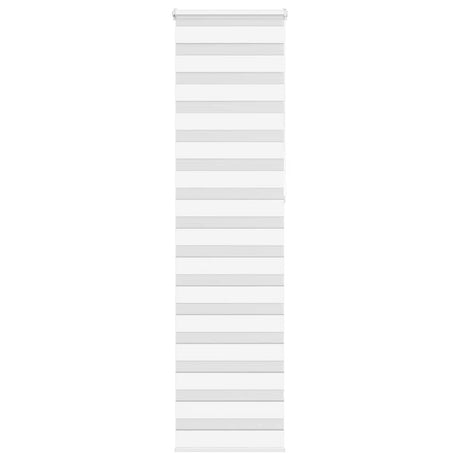 Vidaxl zebra rolgordijn 55x230 cm stofbreedte 50,9 cm polyester wit