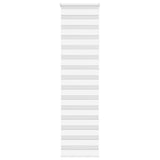Vidaxl zebra rolgordijn 60x230 cm stofbreedte 55,9 cm polyester wit