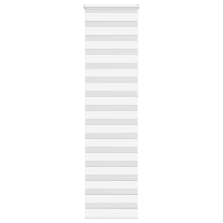 Vidaxl zebra rolgordijn 60x230 cm stofbreedte 55,9 cm polyester wit