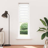 Vidaxl sebra rullblind 60x230 cm dammbredd 55,9 cm polyestervit