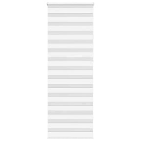 Vidaxl zebra rolgordijn 80x230 cm stofbreedte 75,9 cm polyester wit