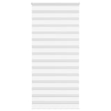 Vidaxl Zebra Roller Blind 100x230 cm Tygbredd 95,9 cm polyestervit