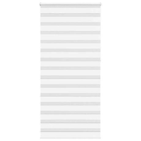 Vidaxl zebra rolgordijn 100x230 cm stofbreedte 95,9 cm polyester wit