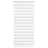 Vidaxl Zebra Roller Blind 110x230 cm šířka tkaniny 105,9 cm polyester bílá