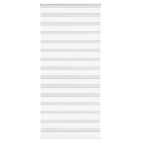 Vidaxl zebra rolgordijn 110x230 cm stofbreedte 105,9cm polyester wit