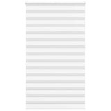 Vidaxl Zebra Roller Blind 130x230 cm Stofbredde 125,9 cm Polyester White