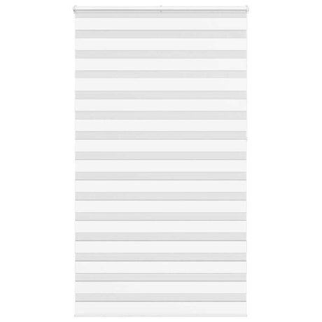 Vidaxl zebra rolgordijn 135x230 cm stofbreedte 130,9cm polyester wit