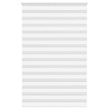 Vidaxl Zebra Roller Blind 145x230 cm Stofbredde 140,9 cm Polyester White