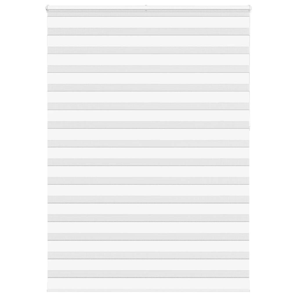 Vidaxl Zebra Roller Blind 155x230 cm šířka tkaniny 150,9 cm polyester bílá