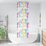 Vidaxl doucherolgordijn 80x240 cm stofbreedte 76 cm