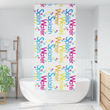Vidaxl doucherolgordijn 90x240 cm stofbreedte 86 cm