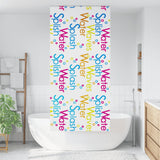 Vidaxl doucherolgordijn 110x240 cm stofbreedte 106 cm