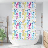 Vidaxl doucherolgordijn 120x240 cm stofbreedte 116 cm