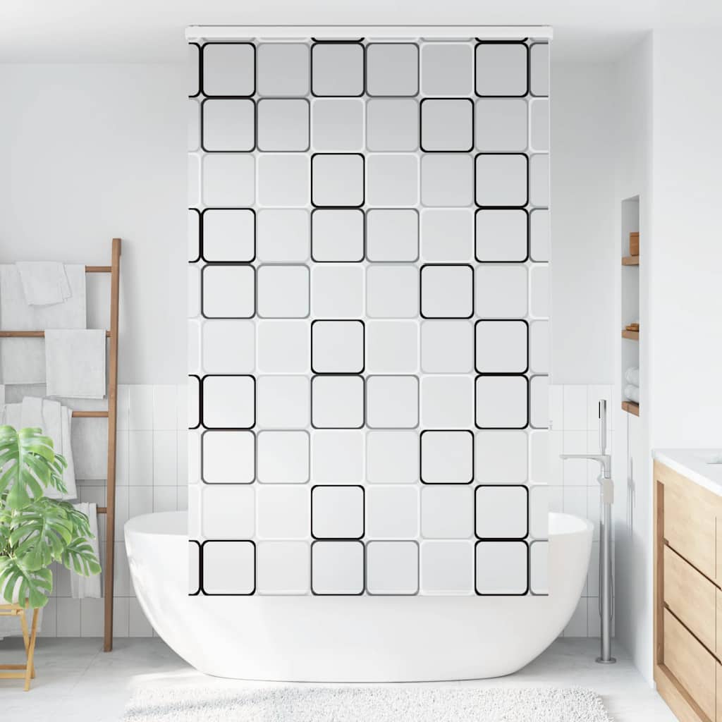 Vidaxl doucherolgordijn met cassette 130x240 cm stofbreedte 126 cm