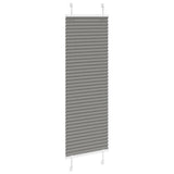 Vidaxl plissé rolgordijn 40x100 cm stofbreedte 39,4 cm antraciet