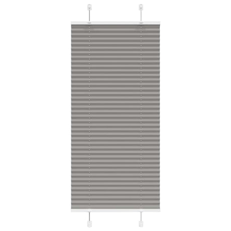 Vidaxl plissé rolgordijn 55x100 cm stofbreedte 54,4 cm antraciet