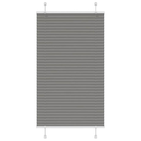 Vidaxl plissé rolgordijn 70x100 cm stofbreedte 69,4 cm antraciet