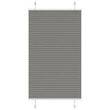 Vidaxl plissé rolgordijn 80x100 cm stofbreedte 79,4 cm antraciet