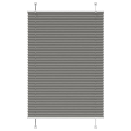 Vidaxl plissé rolgordijn 85x100 cm stofbreedte 84,4 cm antraciet
