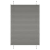 Vidaxl plissé rolgordijn 95x100 cm stofbreedte 94,4 cm antraciet