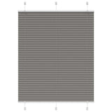 Vidaxl plissé rolgordijn 105x100 cm stofbreedte 104,4 cm antraciet