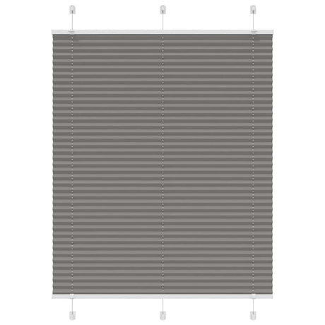 Vidaxl plissé rolgordijn 105x100 cm stofbreedte 104,4 cm antraciet