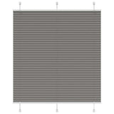 Vidaxl plissé rolgordijn 115x100 cm stofbreedte 114,4 cm antraciet