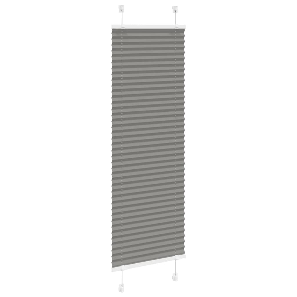 Vidaxl plissé rolgordijn 40x150 cm stofbreedte 39,4 cm antraciet