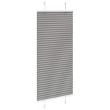 Vidaxl plissé rolgordijn 60x150 cm stofbreedte 59,4 cm antraciet