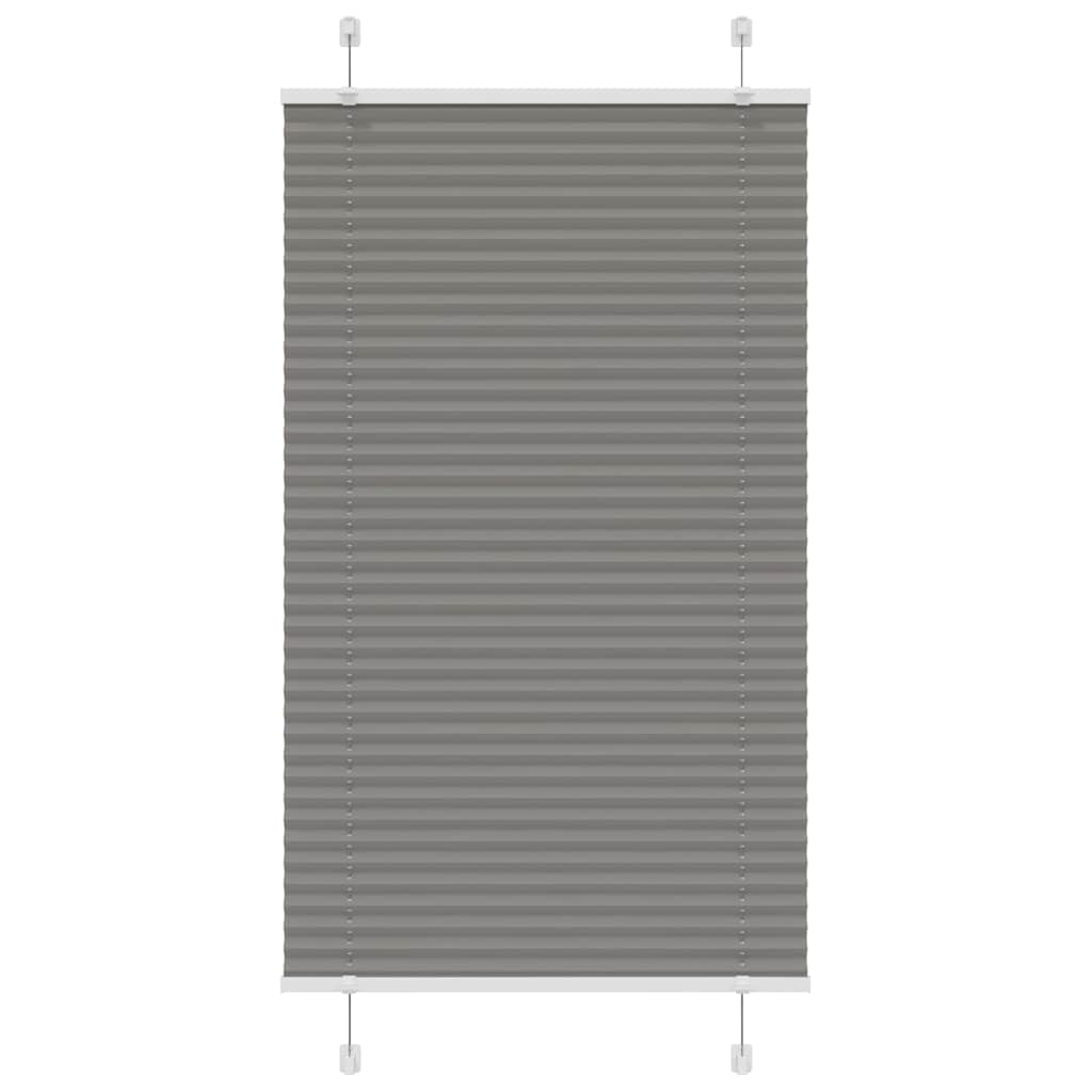 Vidaxl plissé rolgordijn 70x150 cm stofbreedte 69,4 cm antraciet