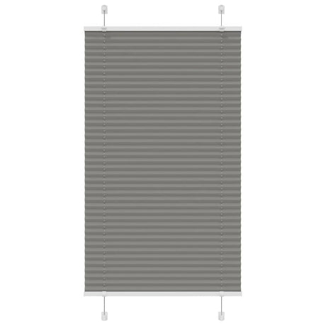 Vidaxl plissé rolgordijn 75x150 cm stofbreedte 74,4 cm antraciet