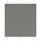 Vidaxl plissé rolgordijn 115x150 cm stofbreedte 114,4 cm antraciet