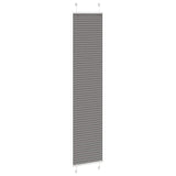 Vidaxl plissé rolgordijn 50x200 cm stofbreedte 49,4 cm antraciet