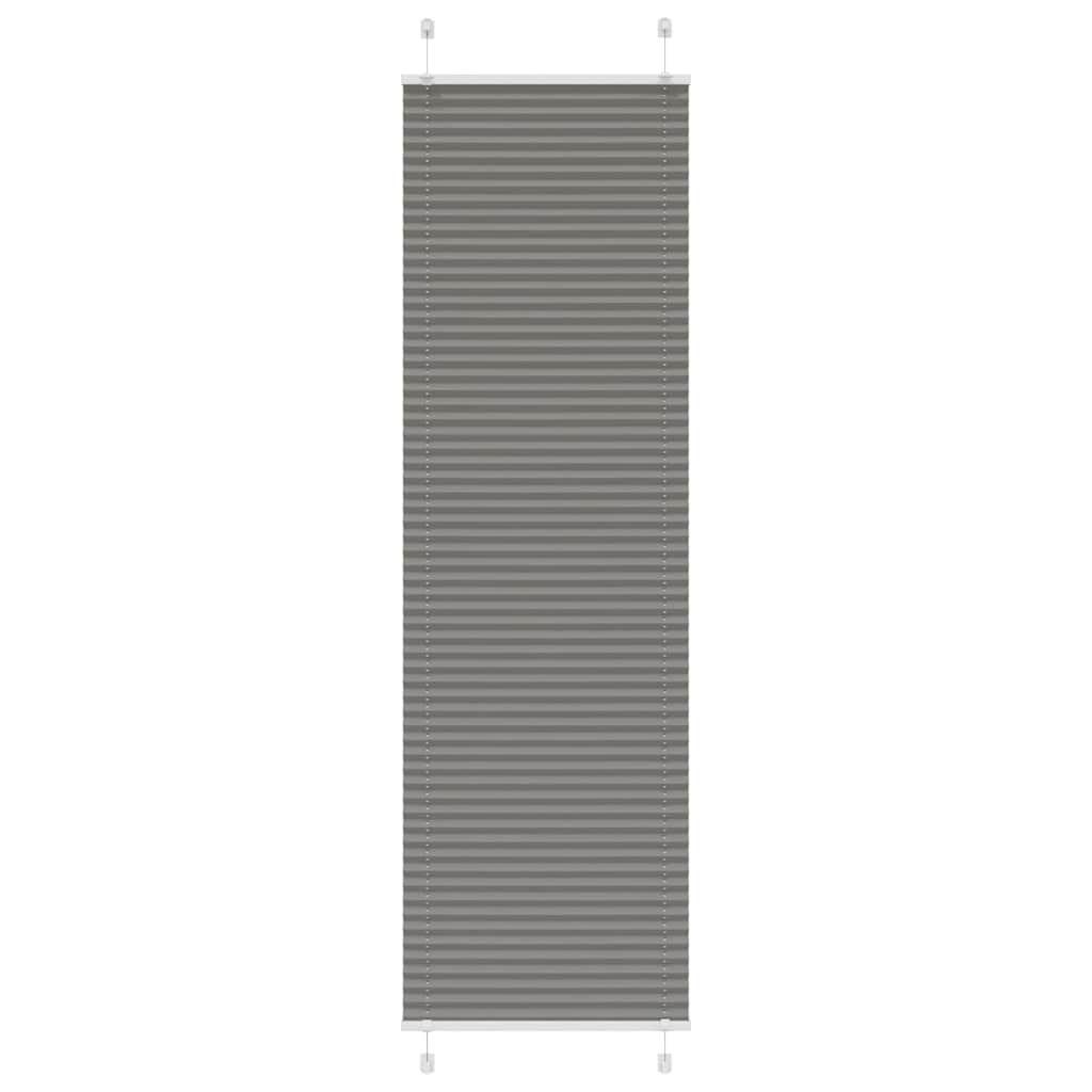 Vidaxl plissé rolgordijn 60x200 cm stofbreedte 59,4 cm antraciet